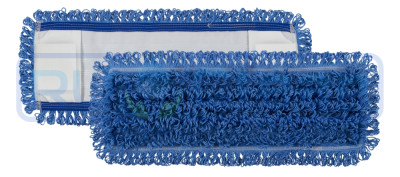 Моп с карманами TTS Microriccio (микрофибра, 40х14см, синий)