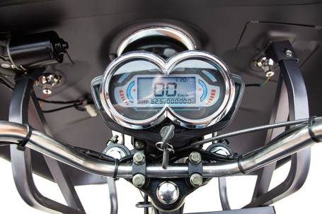 Трицикл электрический Rutrike КАРГО 1800 60V1000W (темно-синий)