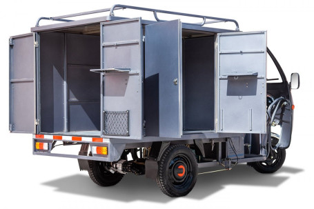 Трицикл электрический Rutrike КАРГО 1800 60V1000W (темно-синий)