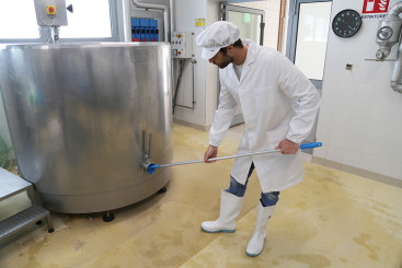 Щетка-ерш IGEAX для труб (Д 90мм, жесткий, синий)