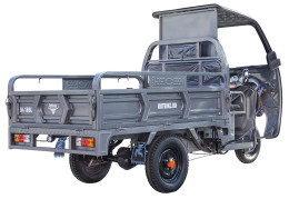 Трицикл электрический Rutrike D4 КАБИНА 1800 (60V, 1200W, синий)