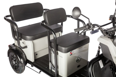 Трицикл электрический Wanshida UM+ (60V, 1000W, зеленый) (0000314-3099)