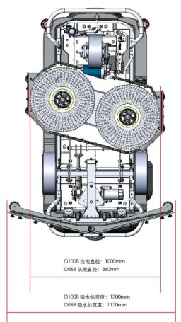 Поломоечная машина Bennett Dragoon D100b (300Ач Li)