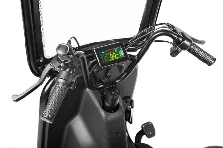 Трицикл электрический Rutrike Куб (черный)