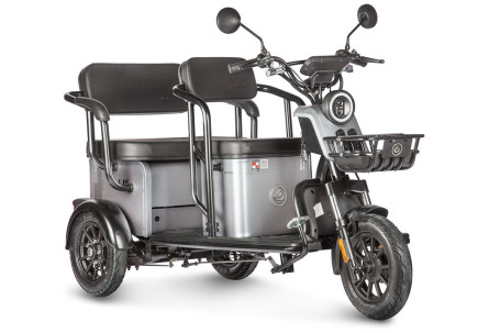 Трицикл электрический Wanshida UM+ (60V, 1000W, серый) (0000314-3100)