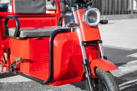 Трицикл электрический Rutrike Амулет 1100 (темно-синий матовый)
