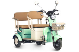 Трицикл электрический Rutrike Атлас (зеленый)