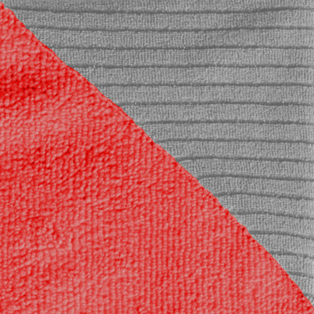 Салфетки TTS Dual-T (с абразивным уголком, красная, 40 упак по 5шт)