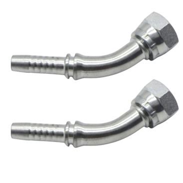 Фитинг высокого давления BSP (DN25, 1"г, 45гр, оцинк) Robin