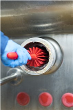 Щетка-ерш для труб Vikan (D90мм, красный)