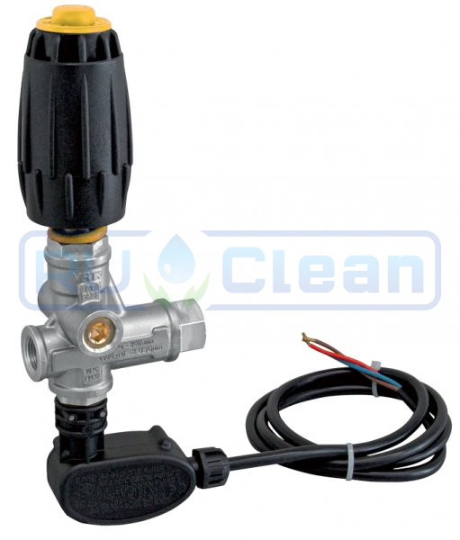 Регулятор давления Mecline VRT3 (2500бар, 40л/мин, 3/8г-г, By-pass 3/8г, микр., никел.)