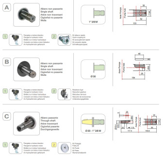 Мембранный насос Comet BP125 D 1" (20 бар, 117 л/мин, ВОМ 1"3/8)
