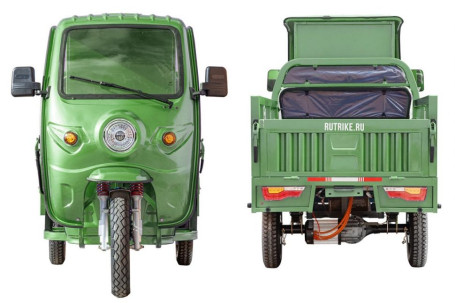 Трицикл электрический Rutrike Гермес 1500 60V/1200W (темно-синий)
