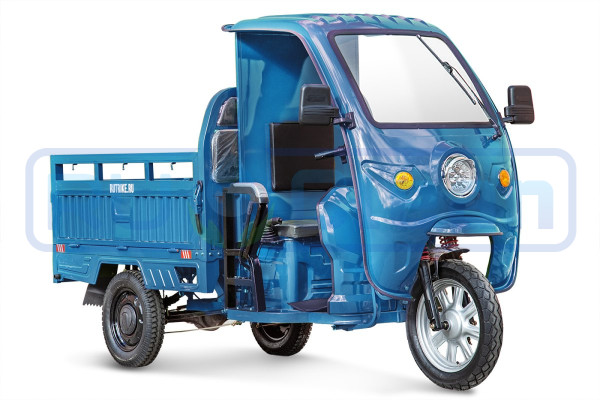 Трицикл электрический Rutrike Гермес 1500 60V/1200W (темно-синий)