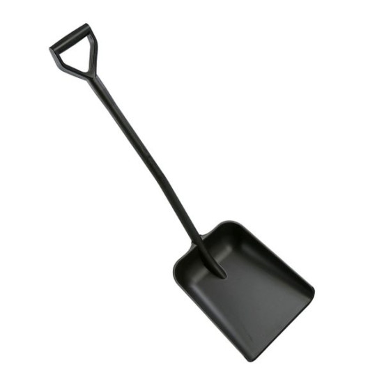 Лопата литая FBK (полипропилен, 330х380х1120 мм, черный)