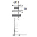 Фитинг высокого давления DKF-W (DN08, Karcher d11, 3 шайбы, оцинк) R+M