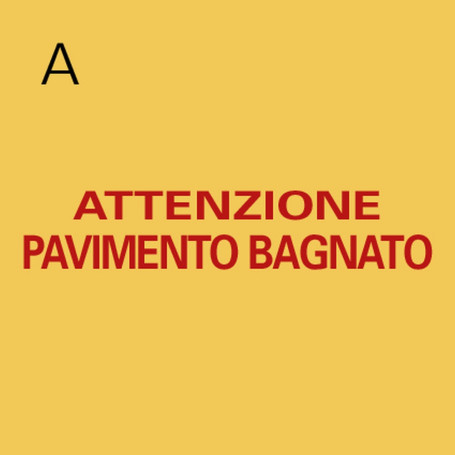 Указатель TTS "Осторожно мокрый пол" (полипроп, 2хсторонний, европейск и испанск)