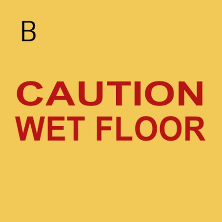 Указатель TTS "Осторожно мокрый пол" (полипроп, 2хсторонний, европейск и испанск)