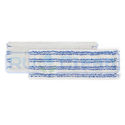 Моп TTS Wet Disinfection soft band (40см, белый с синими полосками)