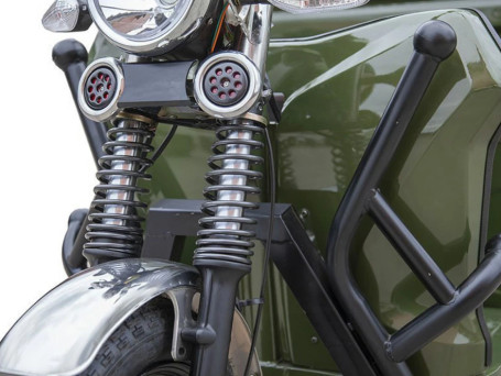 Трицикл электрический Rutrike D4 Next 1800 60V 1500W (желтый)