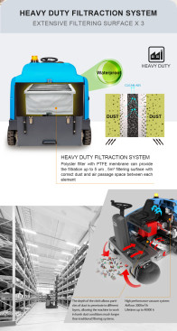 Подметальная машина Gadlee GTS 1450 HD (без крыши)