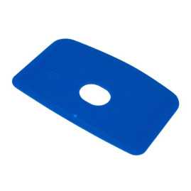 Скребок с отверстием FBK (146х98мм, гибкий, синий)