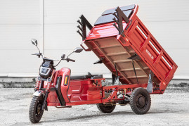 Трицикл электрический Rutrike Антей Pro 1500 60V1200W (темно-синий матовый)