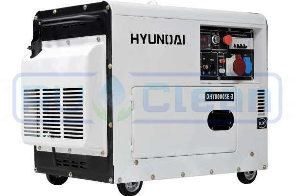 Генератор дизельный Hyundai DHY 8000SE-3