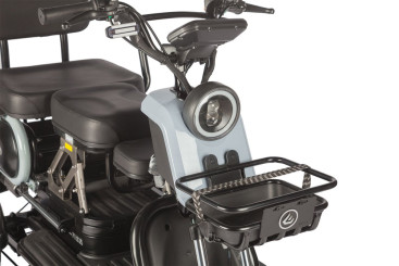 Трицикл электрический Wanshida UN MOTO (60V, 650W, черно-красный)