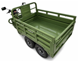 Трицикл электрический Rutrike Каскад 1600 60V 1500х2W (серый)