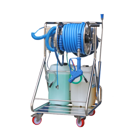 Пенная станция VEMA FOAM &amp; WASH M.P. (10-100бар, сж.возд, 2 хим.ср, тележка)