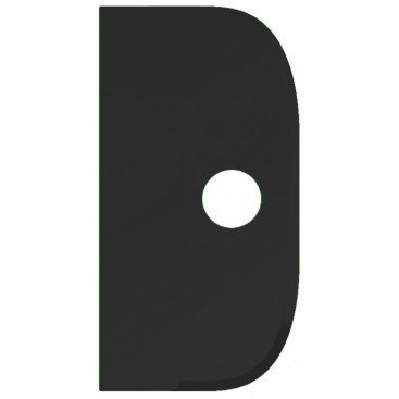 Скребок ручной Haug Bursten (230мм, без ручки, черный)