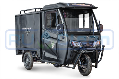 Трицикл электрический Rutrike КАРГО Кабина Дуал (черный)
