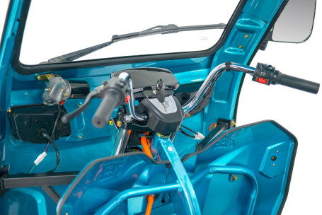 Трицикл электрический Rutrike Глобус NEXT 1500 (60V, 1200W, синий) (026002-3128)