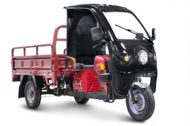 Трицикл электрический Rutrike D4 КАБИНА 1800 (красный)