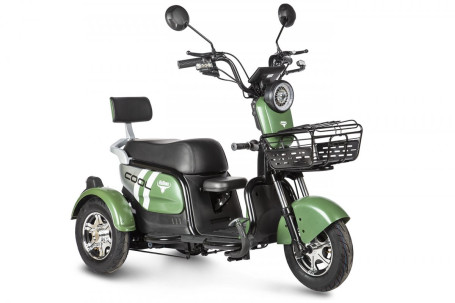 Трицикл электрический Rutrike Шкипер (зеленый)