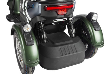 Трицикл электрический Rutrike Шкипер (зеленый)