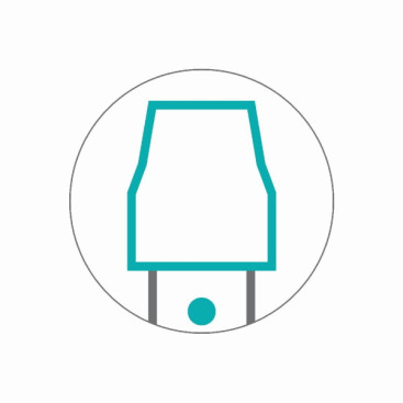 Рамка TTS BLIK (50см, с педалью и зажимом для мопов с карманами, серый)