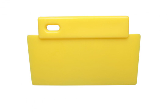 Скребок FBK (эргономичный, 200 х 125 мм, желтый)