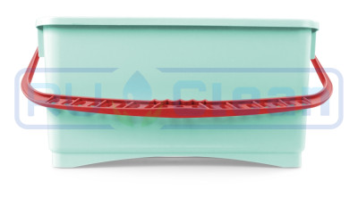 Ведро TTS (20л, ручка красная, без крышки, зеленый)