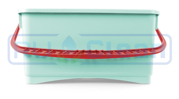 Ведро TTS (20л, ручка красная, без крышки, зеленый)