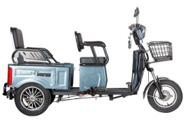 Трицикл электрический Rutrike Тубан (белый)
