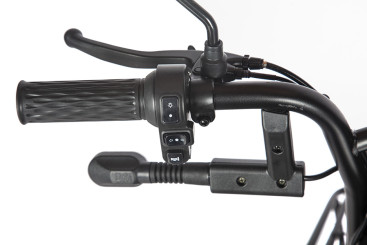 Трицикл электрический Rutrike Шкипер (черный)