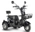 Трицикл электрический Rutrike Шкипер (черный)