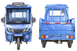 Трицикл электрический Rutrike КАРГО Кабина 1500 60V1000W (красный)