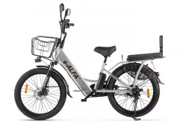 Электровелосипед GREEN CITY e-ALFA Fat (серебристый)