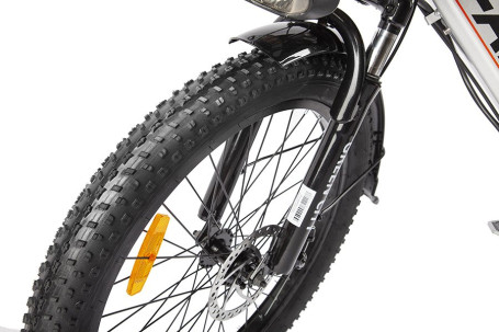 Электровелосипед GREEN CITY e-ALFA Fat (серебристый)