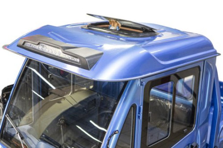 Трицикл электрический Rutrike КАРГО Кабина 1500 60V1000W (серый)