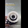 Щетка с вращающейся щетиной (1/4"ш, нейлон)