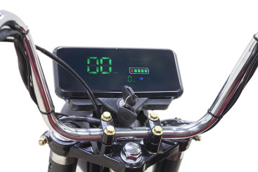 Трицикл электрический Rutrike D4 КАБИНА 1800 (синий)